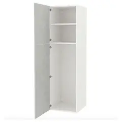 VENTITAS HOME - Organizador de Baño Bojan Cemento y Blanco