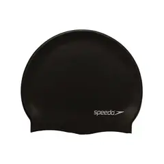 SPEEDO - Gorro Natación Plain Flat Negro