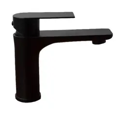 IMPORTADO MC - Monocomando 20 cm Redondo Negro Pico Largo