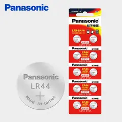 PANASONIC - Pilas Lr44 Alcalinas Blister X10 Acero Inoxidable