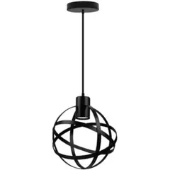 HOME NEAT - Lámpara colgante vintage industrial lámpara de techo metal globe