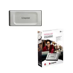 KINGSTON - Disco SSD externa XS2000, 2TB, USB 3.2 Gen 2x2 Tipo-C