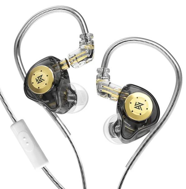 Auriculares Kz Edx Pro Dual Magnetic HiFi con Mic - Negro
