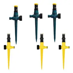 GENERICO - ASPERSOR DE AGUA PARA RIEGO CON ESTACA X 6 UNIDADES