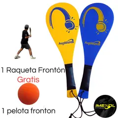 GENERICO - Raqueta frontón liviana + 1 pelota gratis