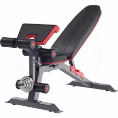 ALPHA GYM - Banca multifuncional profesional reclinable 200kg