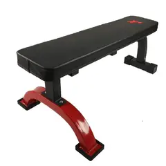 ALPHA GYM - Banca plana profesional soporte 500kg Banco fitness
