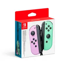 Nintendo - Controles Joy Con Neon Pastel Morado - Verde Nintendo Switch