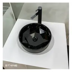 STONE - LAVAMANOS MOD. REDONDO MINIMALISTA HOLLY