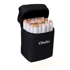 OHUHU - Honolulu - Set de 36 marcadores de alcohol Tonos piel