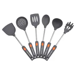 BLWOENS - Set Utensilios Cocina Silicona Antiadherente Multifuncional-6 piezas
