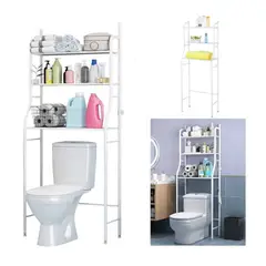 GENERICO - Rack sobre inodoro Organizador para Baño Multiusos de Metal