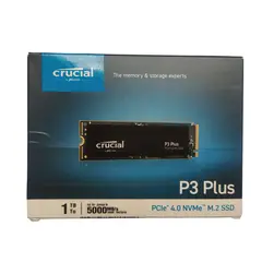 CRUCIAL - Disco Sólido P3 Plus 1TB PCIe 4.0 3D NAND NVMe M.2 SSD GEN4