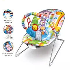IDEAL - Silla Mecedora Musical y Vibrador Jirafa