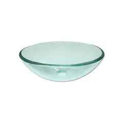 GENERICO - OVALIN BOWL REDONDO DE VIDRIO TRANSLUCIDO 31CM