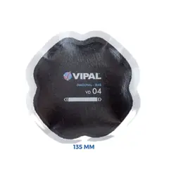 VIPAL - Parche VD-4 para laterales de 2 lonas 135 mm 10 un