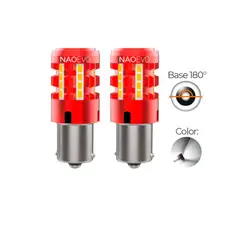 NAOEVO - Led Señal P21W BA15S CANBUS Luz Blanco 2500LM