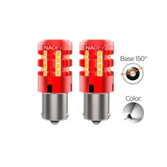 NAOEVO - Led Señal PY21W BAU15S CANBUS Luz Blanca 2500LM NAOEVO