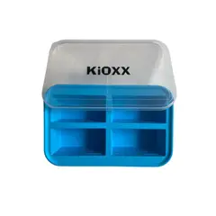 KIOXX - Cubeta de Silicona para congelar 4 cavidades Celeste