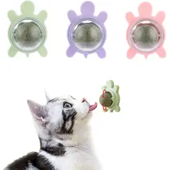 GENERICO - Juguete Bolita de Catnip para Gatos - Tortuga