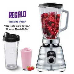 OSTER - Licuadora de 3 Velocidades Oster de 700 w BLST4655 + Vaso Tritan