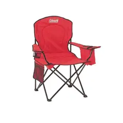 COLEMAN - Silla Quad con Cooler Rojo