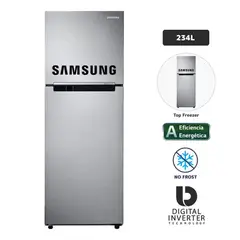 SAMSUNG - Refrigeradora 234L Top Freezer Rt22FARSDS8Pe INOX