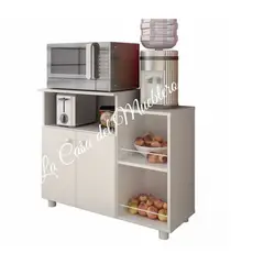 GENERICO - Mueble de microondas francia - la casa del mueblero - blanco