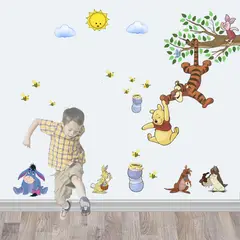 GENERICO - Vinilo Infantil Winnie the Pooh decoracion adhesivo para niños