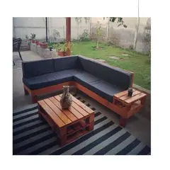 DMUEBLES - SECCIONAL AMERICANO MESA DE CENTRO