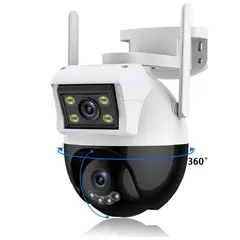 SEISA - Camara De Vigilancia PTZ - Wifi Exteriores - Doble Camara fullHD