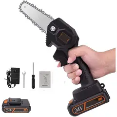 OEM - Motosierra Portatil Inalámbrico Portatil 24V Cortador de Madera Sierra