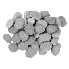 GENERICO - PIEDRA CANTO RODADO 2 PULGADAS GRIS BOLSA 5KG