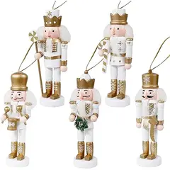 GENERICO - Cascanueces de navidad set de 5 piezas