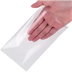 LA SEMILLITA PERUANA - 100 BOLSA TRANSPARENTE CON CINTA ADHESIVA, FÁCIL SELLADO, AUTOADHESIVO