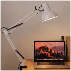 INSPIRA - Lampara de escritorio vintage elegante blanco