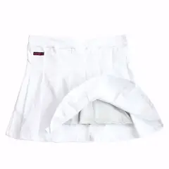 KINETIX - Falda Short Deportiva Plisada Betta Plateado Mujer