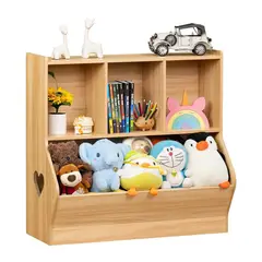 GENERICO - Librero Juguetero Infantil Carey Color Coigue - Gaudi