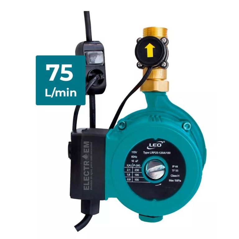 BOMBA DE AGUA PRESURIZADORA 270W PARA THERMA Y LAVADORA.