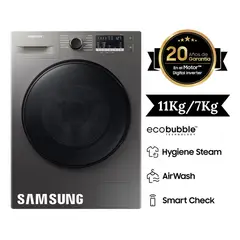 SAMSUNG - Lavaseca EcoBubble con AirWash 11 kg / 7 kg WD11T4046BX