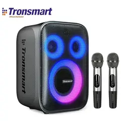 TRONSMART - Halo 200 120W Parlante Y 2 Microfonos Inalambricos Karaoke