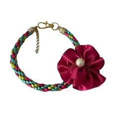 GENERICO - Collar para Mascotas Fucsia - Medida 18 a 23 cm