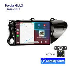 GENERICO - Autoradio Android Toyota Hilux Revo 2016-2021 cámara Gratis