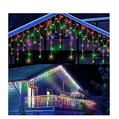 GENERICO - Luces Cascada Navideña Guirnalda Luces Cortina Navidad 100 led 2 mts