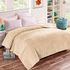 CASATEX - Manta Peluchón 2 plazas - CREMA