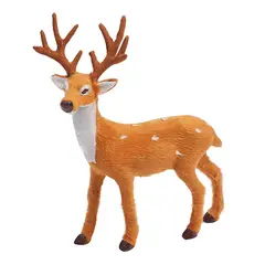 VATYERTY - 1 Pieza Decoración Navideña De Venado De Peluche 15cm
