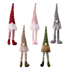 VATYERTY - 5pcs Decoración Con Muñeco De Peluche De Piernas Largas De Rudolf