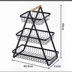 GENERICO - ORGANIZADOR DE FRUTAS DE 2 NIVELES