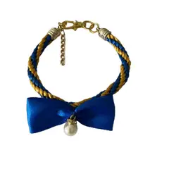 GENERICO - Collar Decorativo para Mascotas Rey Dorado Talla 4