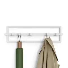 UMBRA - Colgador de pared CUBIKO (5) - Blanco